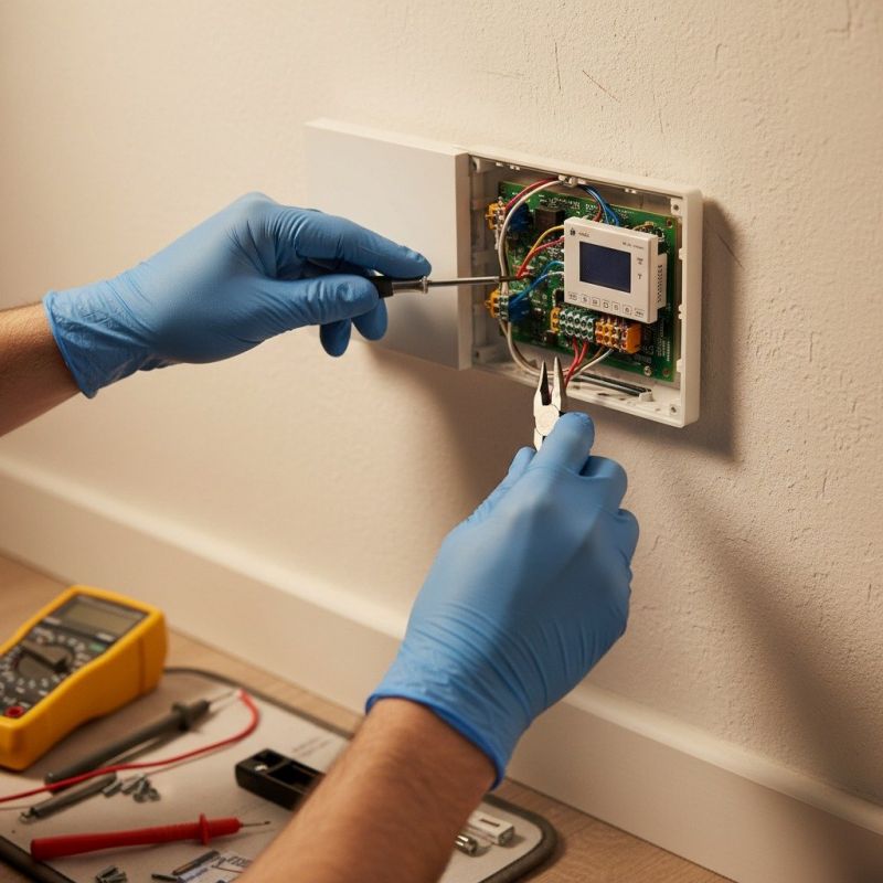 Thermostat Installation detail